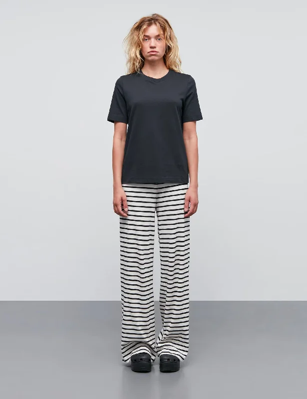 Stock Clearance Cotton Jersey Jess Tee FAV, Black