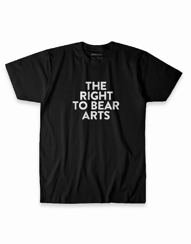 Weekend Specials to Love The Right to Bear Arts Tee - Black