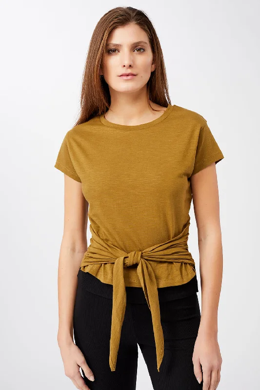 Weekend Offers That Amaze American Tee (Olive), GOTS
