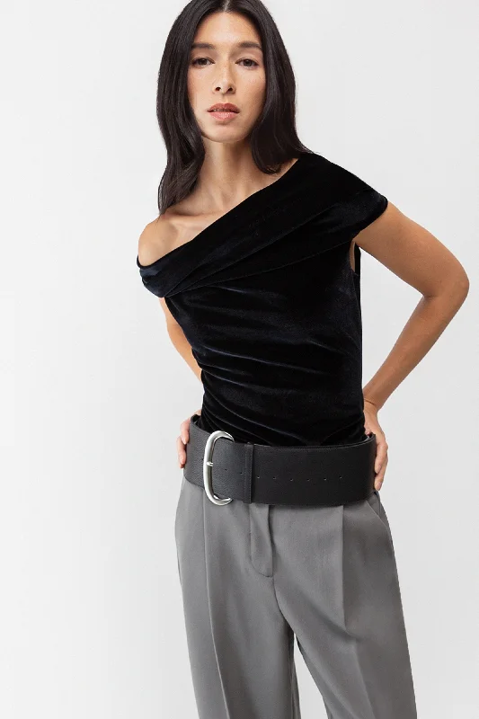 Quick Sale VELVET OFF THE SHOULDER TOP