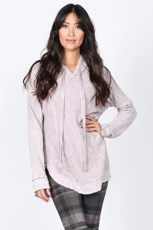 Steals and Deals Mineral Wash Hoodie Sweatshirt