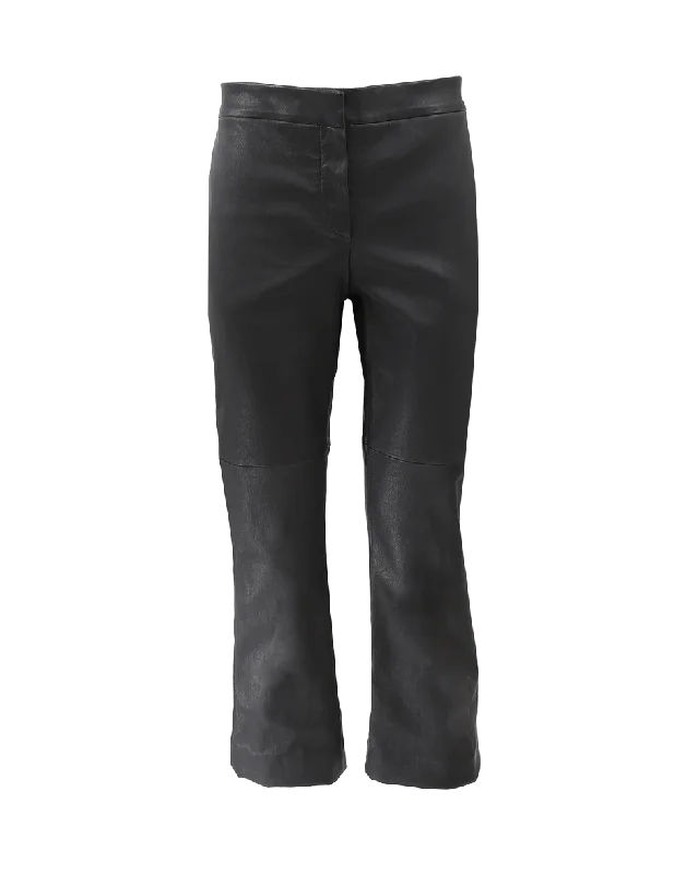 Weekend Offers That Shine Leather Kick Flare Pant