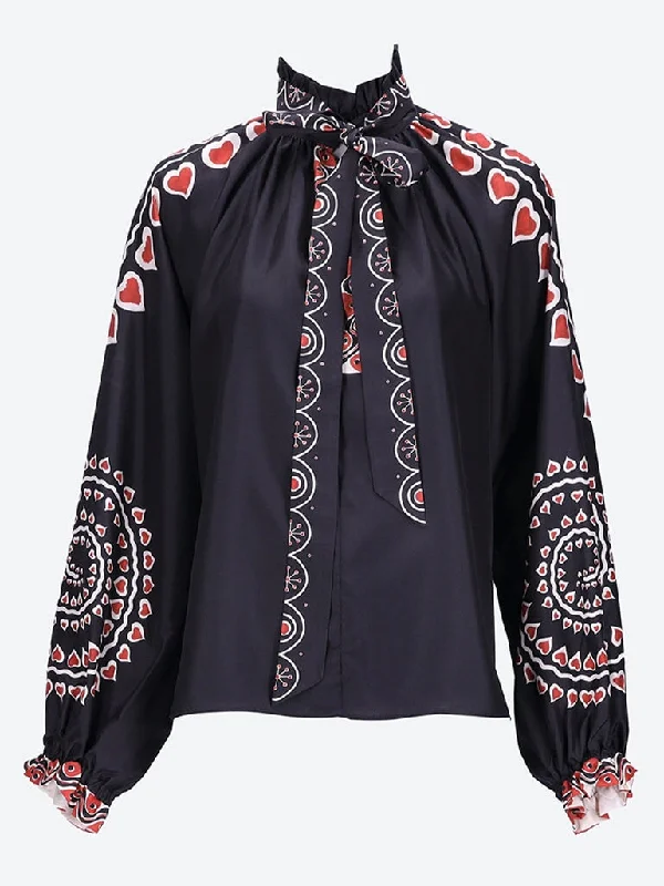 Buy Now Silk voile blouse cerere