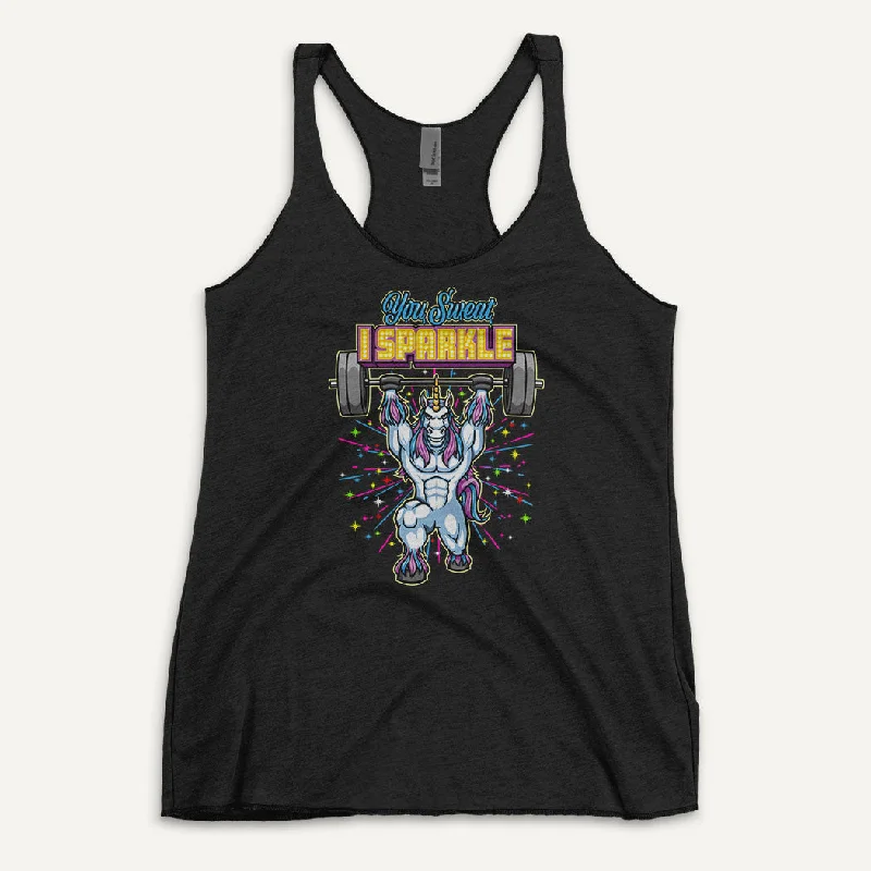 Weekend Savings Galore You Sweat I Sparkle Women’s Tank Top