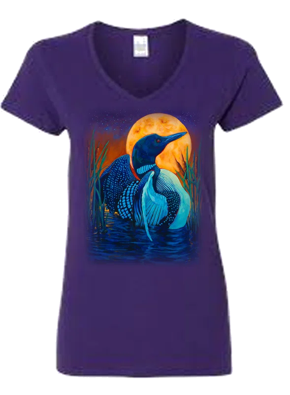 Online Specials Women's Full Moon Loon T-Shirt