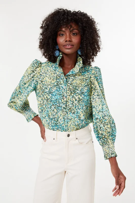 Limited Time Splatter Paint Teagan Popover Shirt