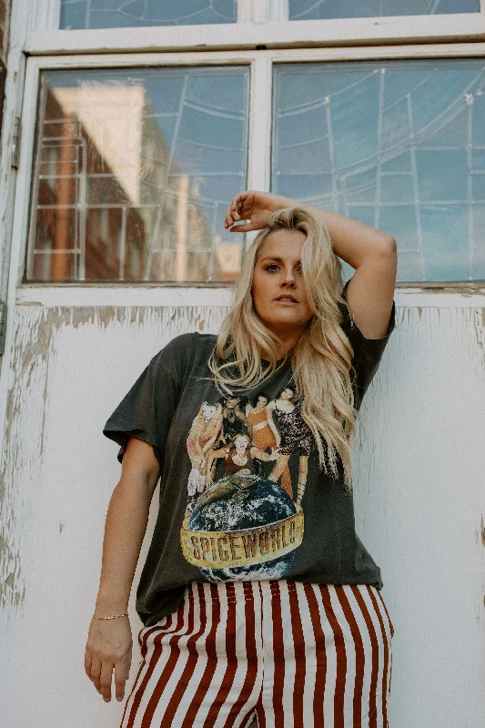 Weekend Discounts to Snag The Spice World Merch Tee by Daydreamer - Black
