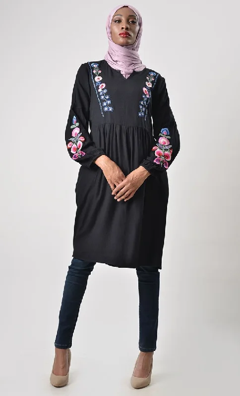 Weekend Sale: Don't Miss Out Classic Heavy Embroidered Tunic