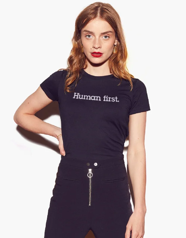 Weekend Discounts to Delight Human First T-shirt