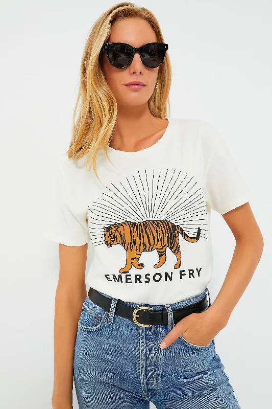 Year-End Sale Ivory Tiger Tee