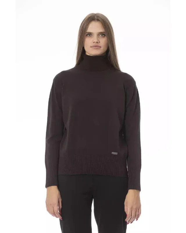 Special Discount Baldinini Trend Women's Brown Wool Sweater - 44 IT