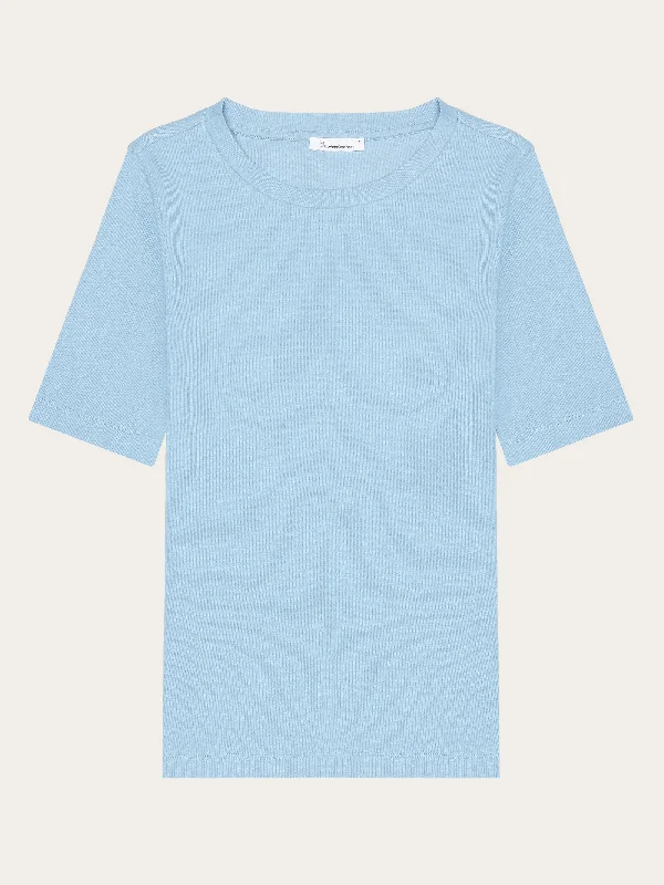 Hurry In Rib t-shirt - Glacier Lake