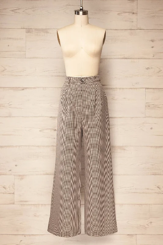 Special Promotion Scarborough | Oversized Pants w/ Houndstooth Pattern