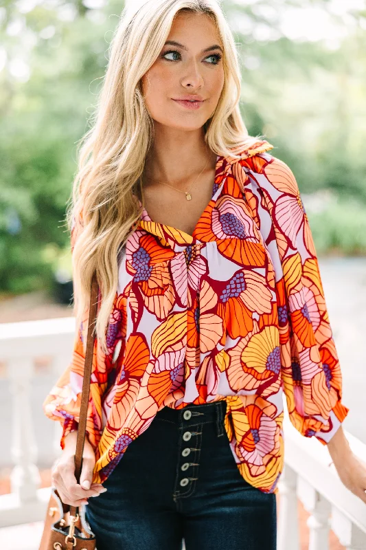 Limited Edition Better Be Bold Purple Floral Blouse