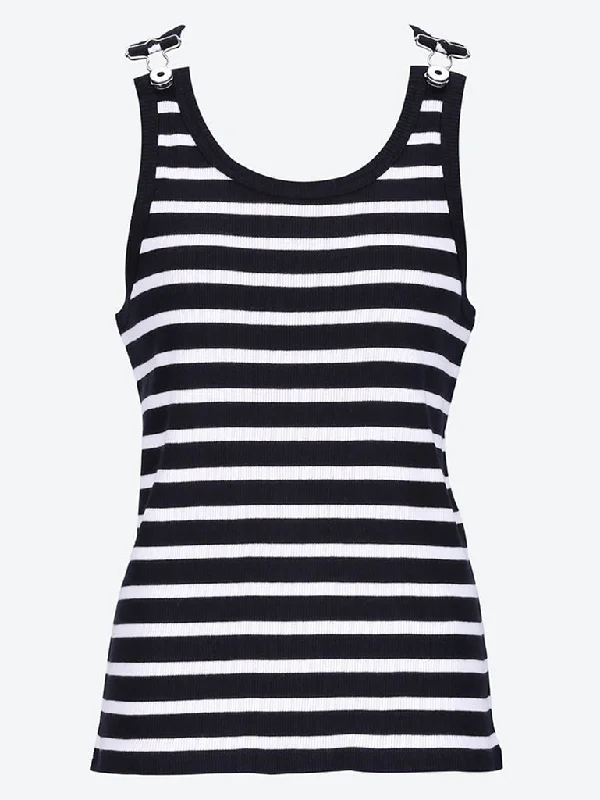 YEAR-End Sale Ribbed mariniere tank top