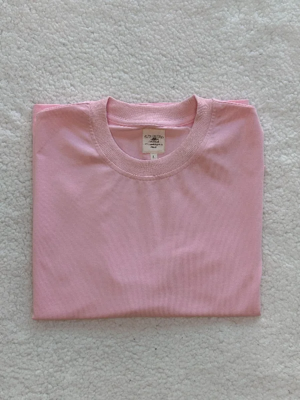 Now or Never Blair Pink Basic Blank Tee