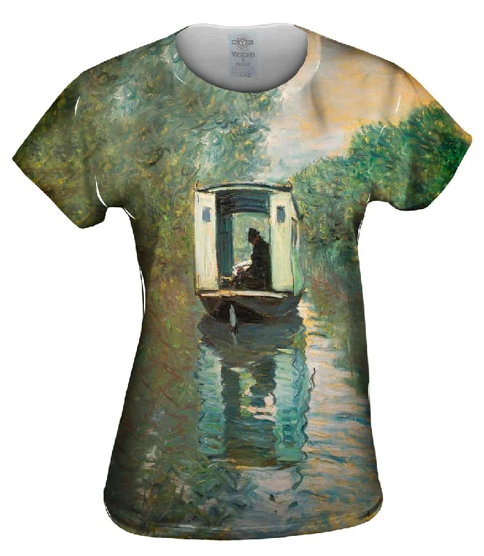 Sneak Peek Sale Monet -"Le Bateau Atelier" (1876)