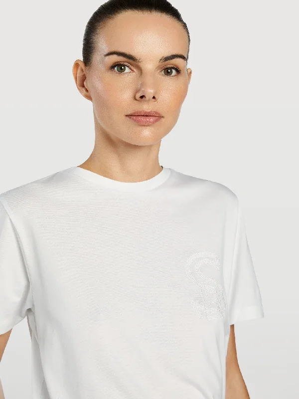 Shop the Weekend Away Chest Embroidery T-Shirt