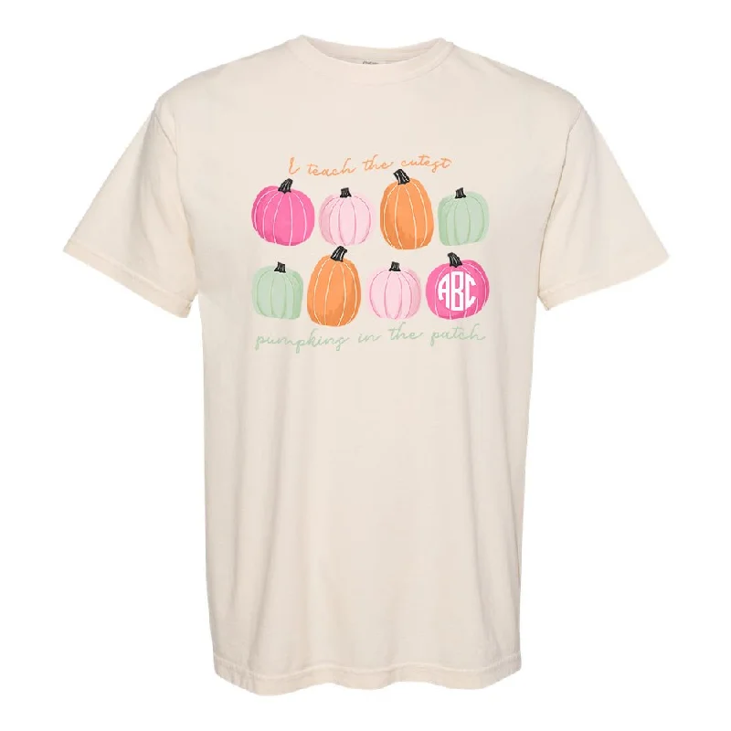 Weekend Savings Extravaganza Monogrammed 'I Teach The Cutest Pumpkins' T-Shirt