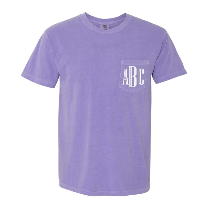 Bonus Offer Monogrammed Comfort Colors Pocket T-Shirt