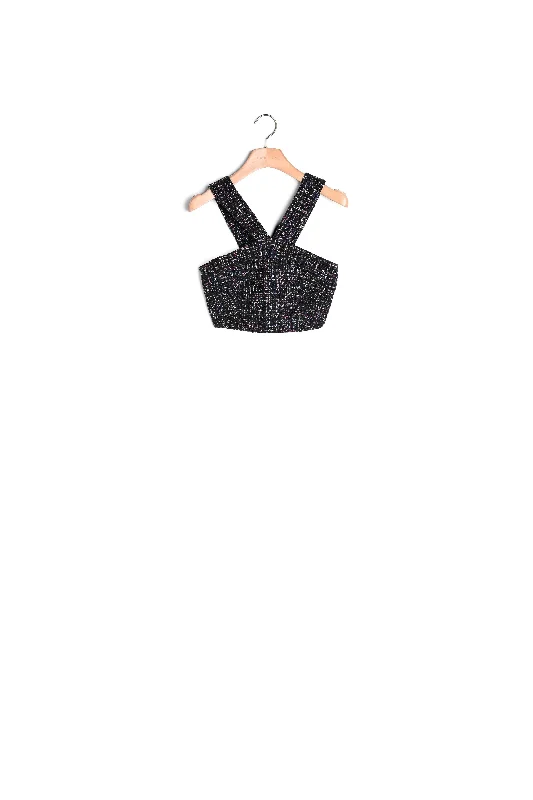 Huge Savings Top bustier en tweed