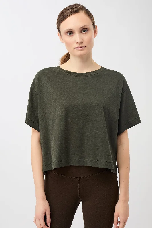 Weekend Savings Spectacular Boxy Tee (Jungle), GOTS
