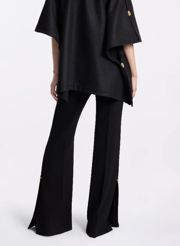 Extra Discount Side Slit Flared Pants