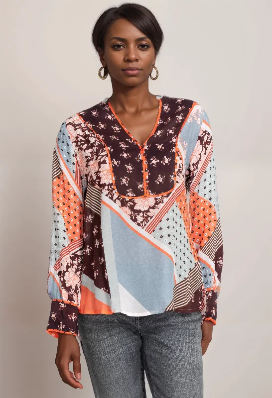 Special Price Johnny Was Roslyn Toni Blouse Plus Size C15222B6 Boho Chic
