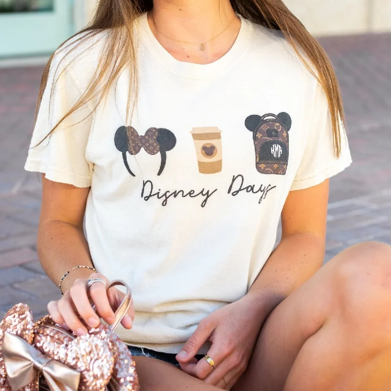 Weekend Offers That Tempt Monogrammed 'Disney Days' T-Shirt