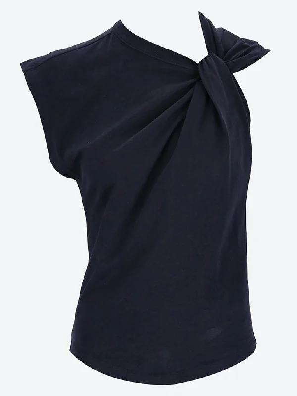 Hurry In Nayda knot t-shirt