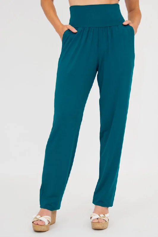 Weekend Offers That Thrill Clair Pant, Teal, Bamboo