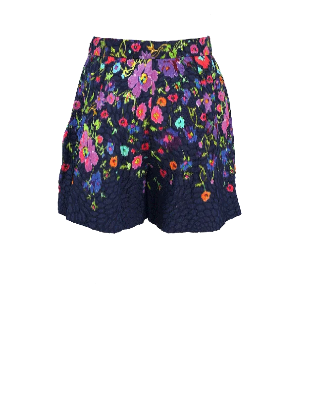 Act Fast Floral Cloque Shorts