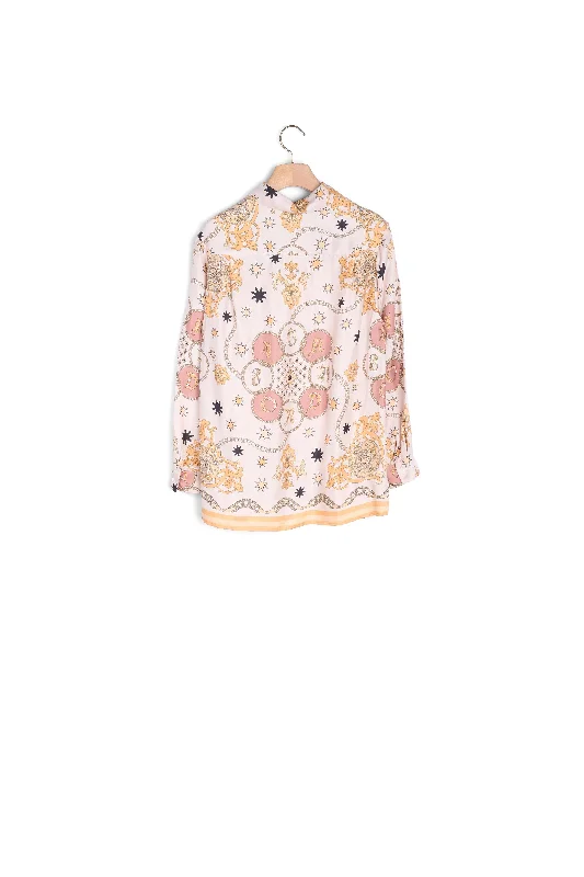 YEAR-End Clearance Chemise en soie imprimé foulard