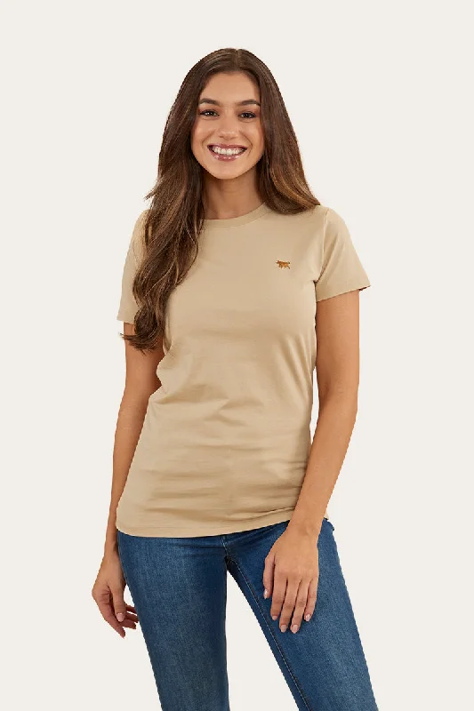 Value Deals Reeves Womens Classic Fit T-Shirt - Dark Sand