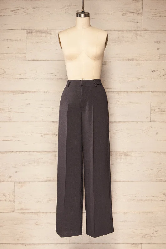 Unmissable Sale Bancroft Grey | Oversized Pants w/ Front Pleats