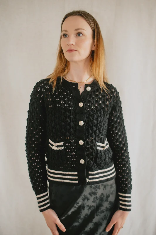 Weekend Specials to Savor The Keenan Cardi by Heartloom - Black