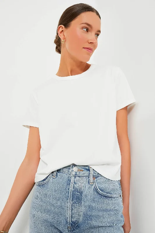 Weekend Deals That Dazzle White Presley Boyfriend Tee