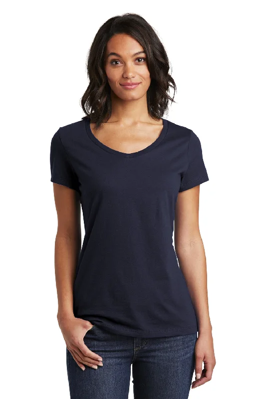 Members Only District Womens Very Important Short Sleeve V-Neck T-Shirt - New Navy Blue Members Only District Womens Very Important Short Sleeve V-Neck T-Shirt - New Navy Blue