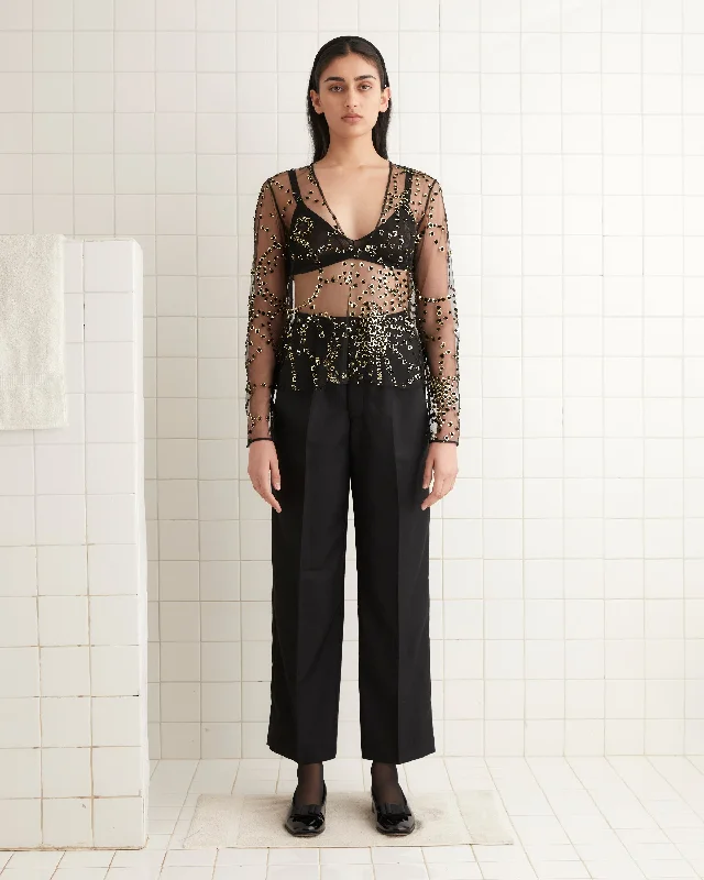 Clearance Sale Sheer Fête Top