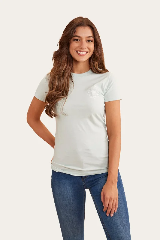 Super Discount Signature Bull Womens Classic Fit T-Shirt - Skylight