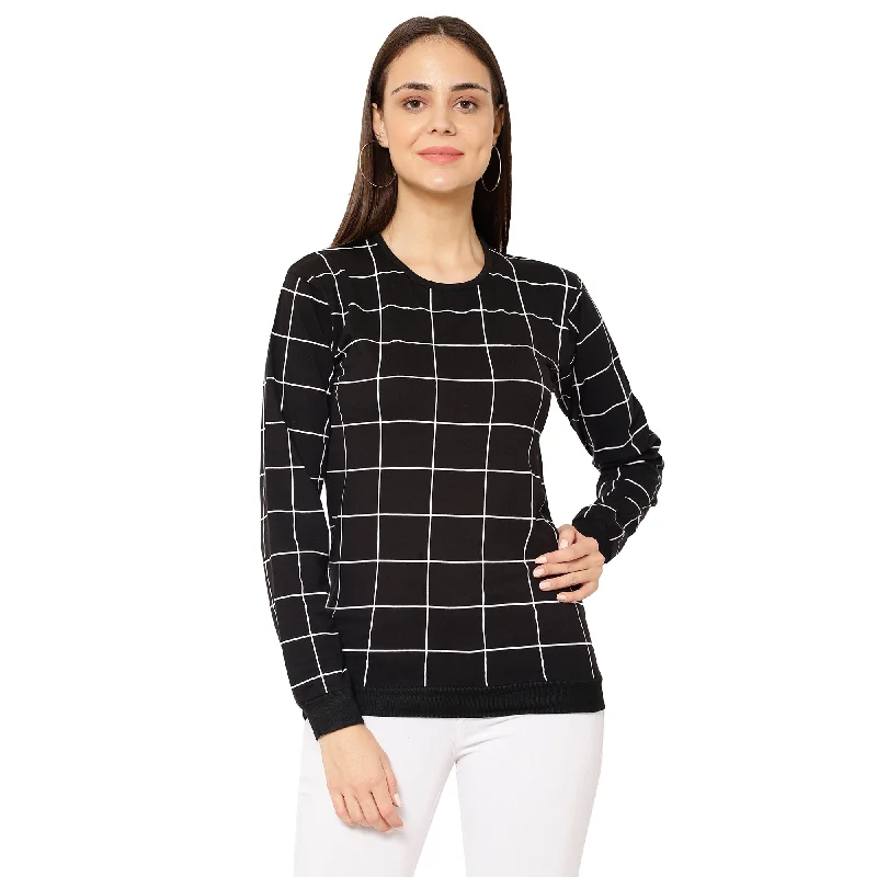 New Arrival Vimal Jonney Black Color Full Sleeve Tshirt For Women