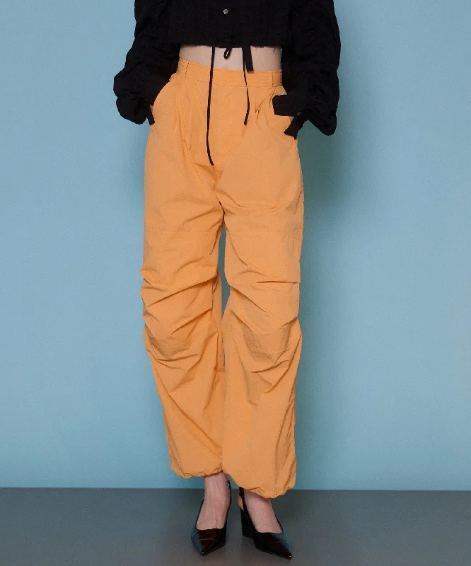 Stock Clearance [Sale] Color Parachute Pants