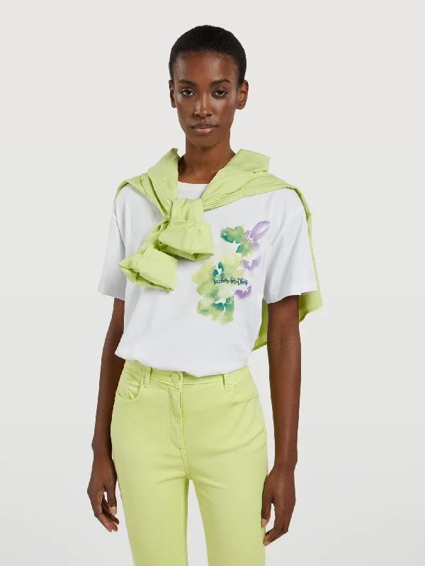 Steal Deal Flowers Print T-shirt