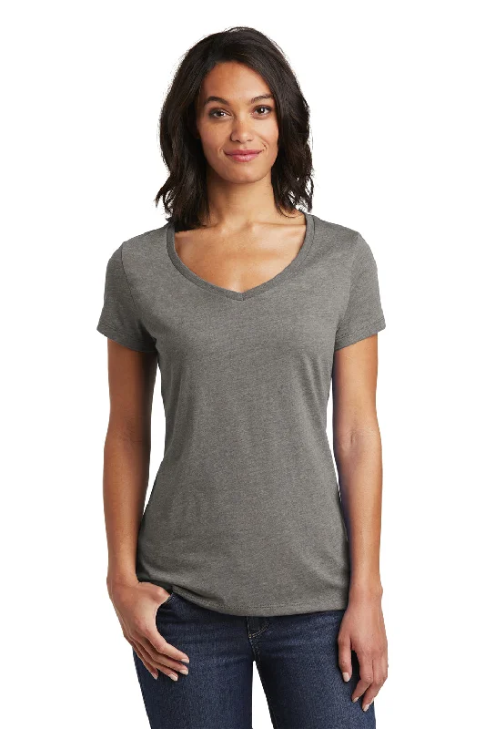 Buy More, Save More District Womens Very Important Short Sleeve V-Neck T-Shirt - Grey Frost Buy More, Save More District Womens Very Important Short Sleeve V-Neck T-Shirt - Grey Frost