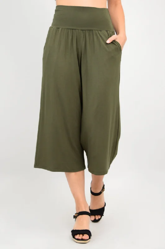 Overstock Clearance Gaylene Capri, Khaki, Bamboo