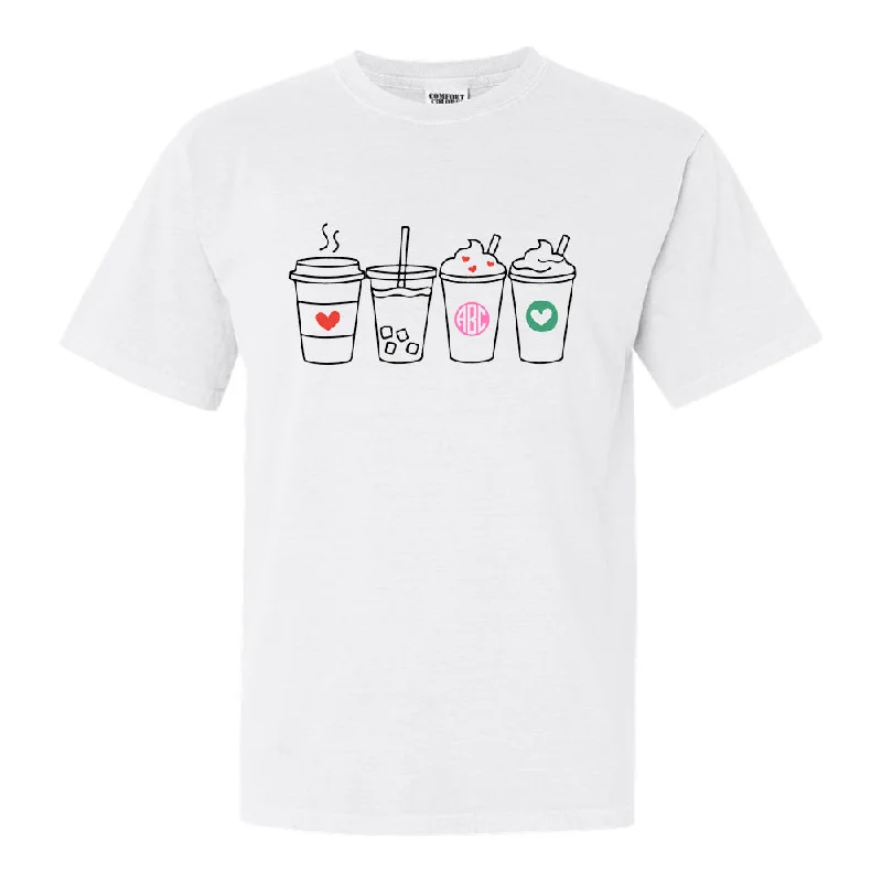 Weekend Savings Bonanza Monogrammed 'Coffee Lover' T-Shirt