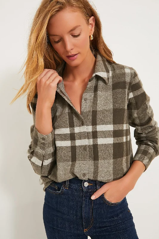 Low Cost Grey Check Chandler Flannel