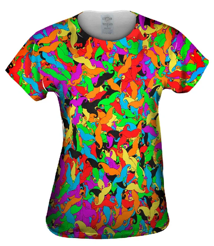 Unmissable Offer Moustache Hipster Ride Colorful