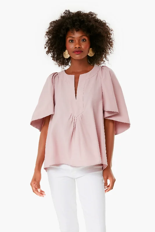 Final Markdown Lilac Finley Flutter Sleeve Top