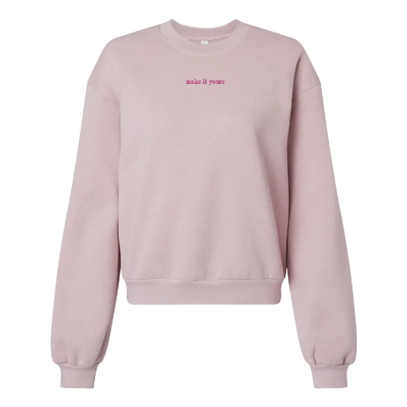 Closeout Make It Yours™ American Apparel Cropped Sweatshirt